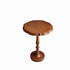 Traditional Vintage Round Lace Wood Coffee Table For Living Room
