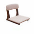 Traditional Japanese Square Paulownia Wood Cotton Linen Chair Tatami Backrest For Entertainment Room