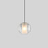 Contemporary Nordic Iron Glass Ball Cylinder 1-Light Pendant Light For Dining Room