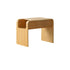 Modern Minimalist Rectangular Solid Wood End Table Storage For Living Room