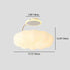 Modern Simplicity Cream PE Cloud Pumpkin Shade Iron LED Kids Pendant Light For Bedroom