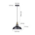 Contemporary Industrial Round Pot Lid Iron 1-Light Pendant Light For Living Room