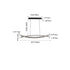 Modern Minimalist Wave Arch Aluminum Hardware LED Island Light Chandelier For Dining Room