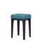 Modern Simplicity Square PU Leather Upholstered Stackable Vanity Stool Backless For Bedroom