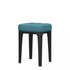 Modern Simplicity Square PU Leather Upholstered Stackable Vanity Stool Backless For Bedroom