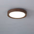 Contemporary Simplicity Round Wood Grain Acrylic LED Flush Mount Ceiling Light For Bedroom