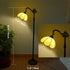 Traditional Tiffany Stained Glass Petal Shade 1-Light Standing Floor Lamp For Home Office