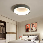 Contemporary Nordic Round Iron Acrylic LED Flush Mount Ceiling Light For Living Room