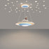 Modern Art Deco Kids Iron Acrylic UFO Spaceship Astronaut Round LED Pendant Light For Bedroom