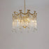 Contemporary Luxury Copper Bow Crystal Beads 6/7/9-Light Chandelier For Living Room