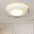 Modern Minimalist Round Iron Acrylic LED Flush Mount Ceiling Light For Bedroom