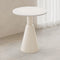 Modern Minimalist Round Conical Rock Slab Iron Dining Table For 4 Seats