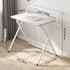 Modern Minimalist Rectangular Steel Wood Side Table 1-Tier For Study