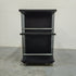 Traditional Vintage Rectangular Wood Glass Coffee Table 3-Tier For Living Room