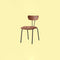 Contemporary Luxury Square PU Leather Carbon Steel Dining Chair Backrest For Dining Room