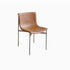 Modern Minimalist Square Cushion Leather Stainless Steel High Resilience Sponge Dining Chair Backrest For Dining Room