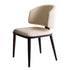 Modern Minimalist Leather Iron Sponge Square Dining Chair Backrest For Dining Room