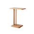 Modern Minimalist Rectangular Solid Wood Movable Side Table For Living Room