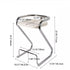 Contemporary Creative Square Plastic ABS Iron Dining Chair Backless Armless For Dining Room