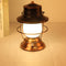 Traditional Farmhouse Waterproof Rechargeable Iron Acrylic Cylinder LED Table Lamp For Entertainment Room