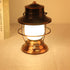 Traditional Farmhouse Waterproof Rechargeable Iron Acrylic Cylinder LED Table Lamp For Entertainment Room