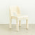 Modern Minimalist Square Plastic Chair Four Legs Backrest For Living Room