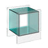 Modern Minimalist Square Acrylic Nightstand For Bedroom