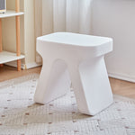 Modern Minimalist Rectangular PE Plastic Low Stool For Living Room