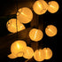 Modern Art Deco Solar Waterproof Fabric Lantern Ball LED String Lights Outdoor Landscape Lights For Outdoor Patio