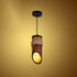 Traditional Chinese Hemp Rope Wrapping Bamboo Tube Design 1/3-Light Chandelier For Dining Room