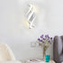 Modern Creative Aluminum Spiral Strip Design LED Wall Sconce Lamp For Living Room