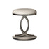 Contemporary Nordic Round Microfiber Leather Vanity Stool For Bedroom