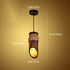 Traditional Chinese Hemp Rope Wrapping Bamboo Tube Design 1/3-Light Chandelier For Dining Room