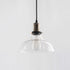 Modern Minimalist Round Glass 1-Light Pendant Light For Dining Room