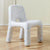 Contemporary Creative Square Plastic Children Chair Backrest For Living Room