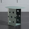 Contemporary Nordic Oval Hollowed Out Base Stainless Steel End Table For Living Room