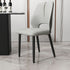 Modern Luxury Square Cushion Leather Carbon Steel Dining Chair Backrest For Dining Room