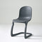 Contemporary Scandinavian Bow Frame Plastic Billet Steel Dining Chair Backrest For Dining Room