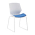 Contemporary Scandinavian Curved Plastic Carbon Steel Legs Desk Chair Backrest For Home Office