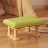 Modern Minimalist Rectangular Fabric Wood Low Stool For Living Room