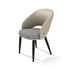 Modern Luxury Square Metal Leather Foam Dining Chair Four Legs Backrest For Dining Room