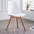 Modern Minimalist Tulip Shape PP Wood Chair Backrest For Living Room