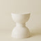 Contemporary Scandinavian Macaron Hourglass Shape Plastic Footstool For Entryways