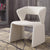 Contemporary Creative Triangle Rectangle Velvet Wood Dining Chair Backrest Armless For Dining Room