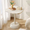 Modern Minimalist Square Round Base PP End Table For Living Room