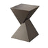 Modern Minimalist Square Funnel Metal End Table For Living Room