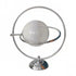 Contemporary Scandinavian Rotatable Glass Planet Hardware Ring 1-Light Table Lamp For Bedroom