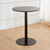 Contemporary Nordic Round Square Wood Iron End Table 1-Tier For Living Room