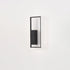 Modern Minimalist Rectangle Line Iron Silicone LED Wall Sconce Lamp For Living Room