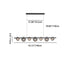 Modern Minimalist Stainless Steel Vertical Grain Glass Disc LED Island Light Chandelier For Entertainment Room